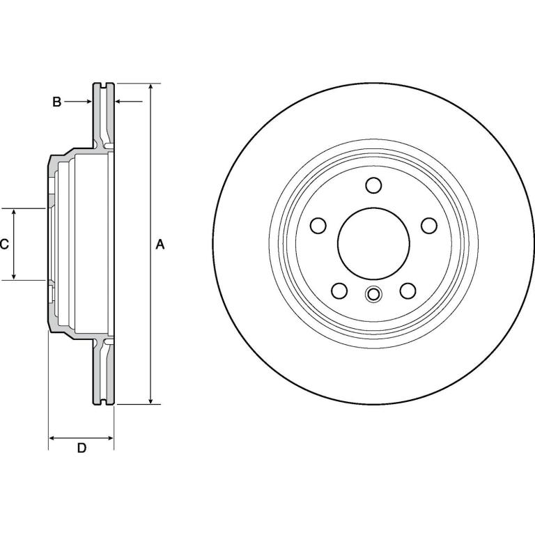 Disques de frein DELPHI BG4665C