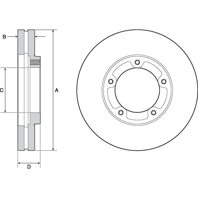Disques de frein DELPHI BG9139