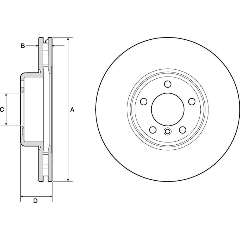 Discos de freno DELPHI ref. BG9157C