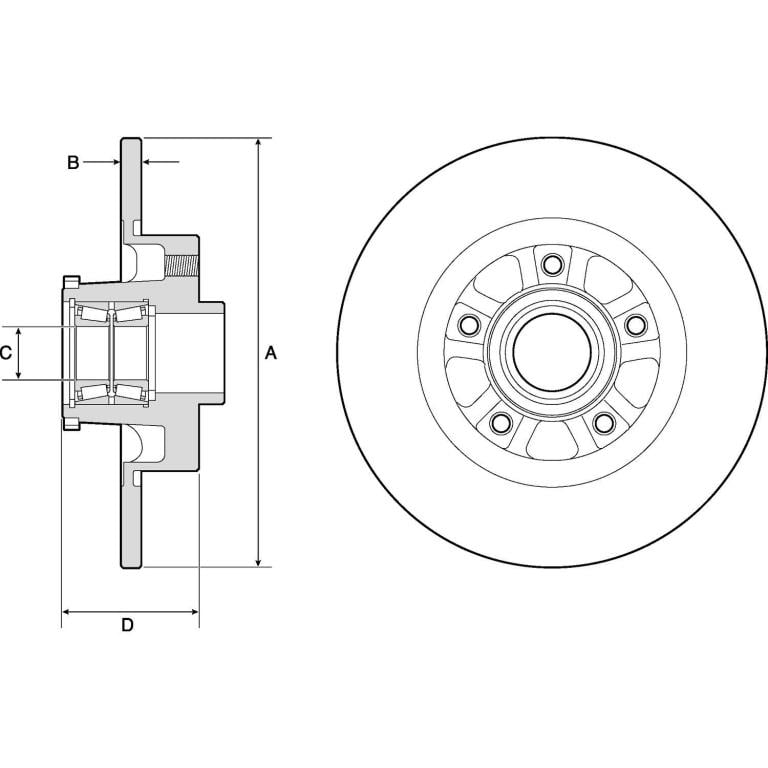 Discos de travão DELPHI ref. BG9190RSC