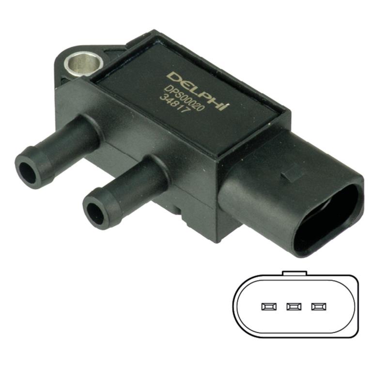 Sensor de pressão de gas de escape DELPHI ref. DPS00020