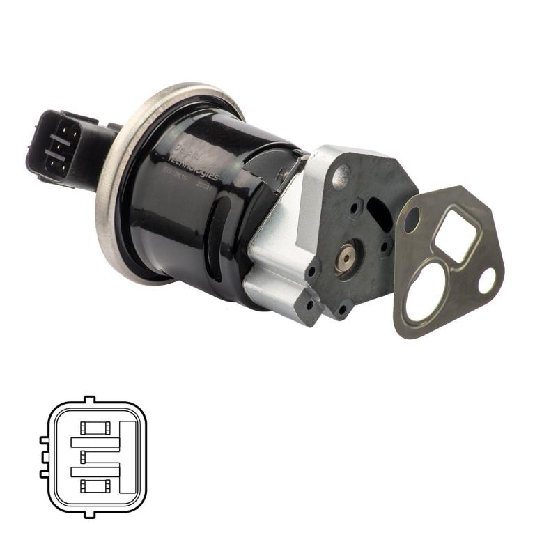 Vanne EGR DELPHI ref. EG10519-12B1