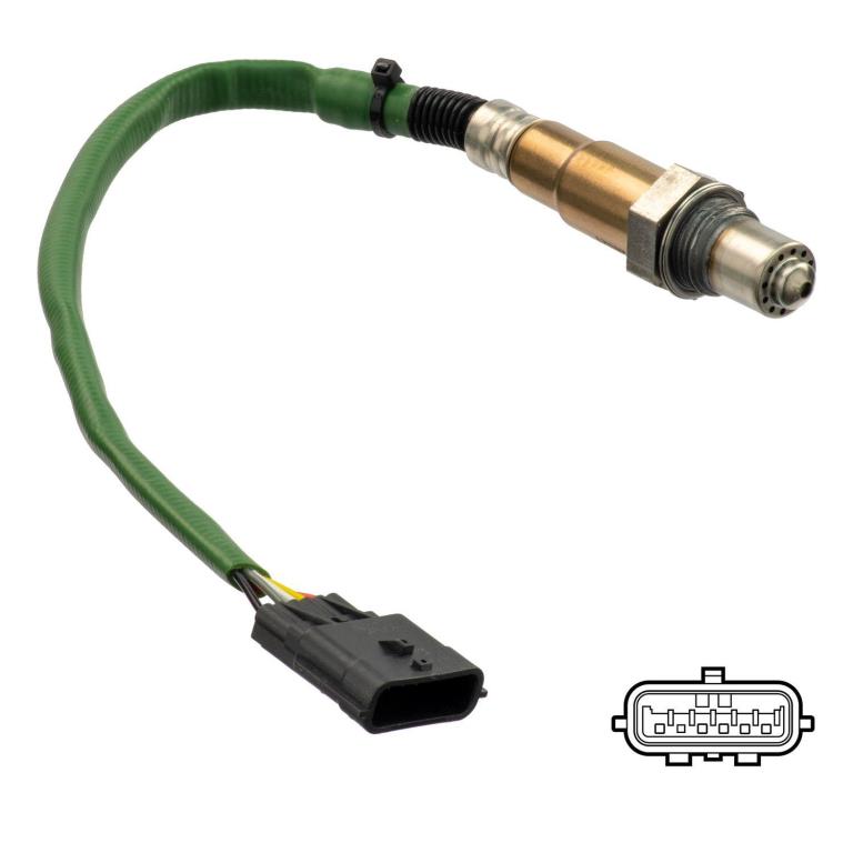 Sonde lambda (Sonde à oxygène) DELPHI ref. ES21250-12B1