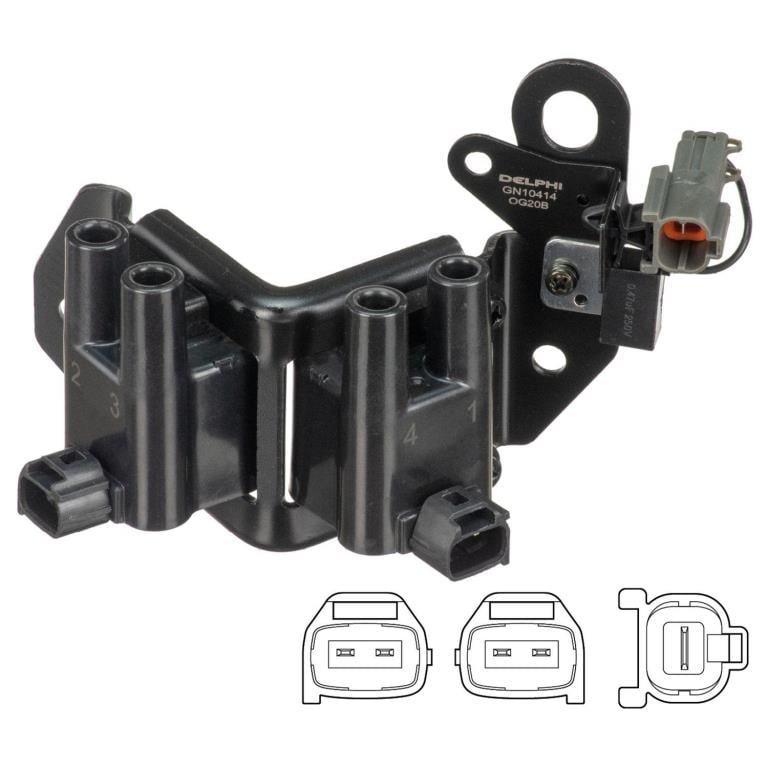 Bobine d'allumage DELPHI ref. GN10414-12B1