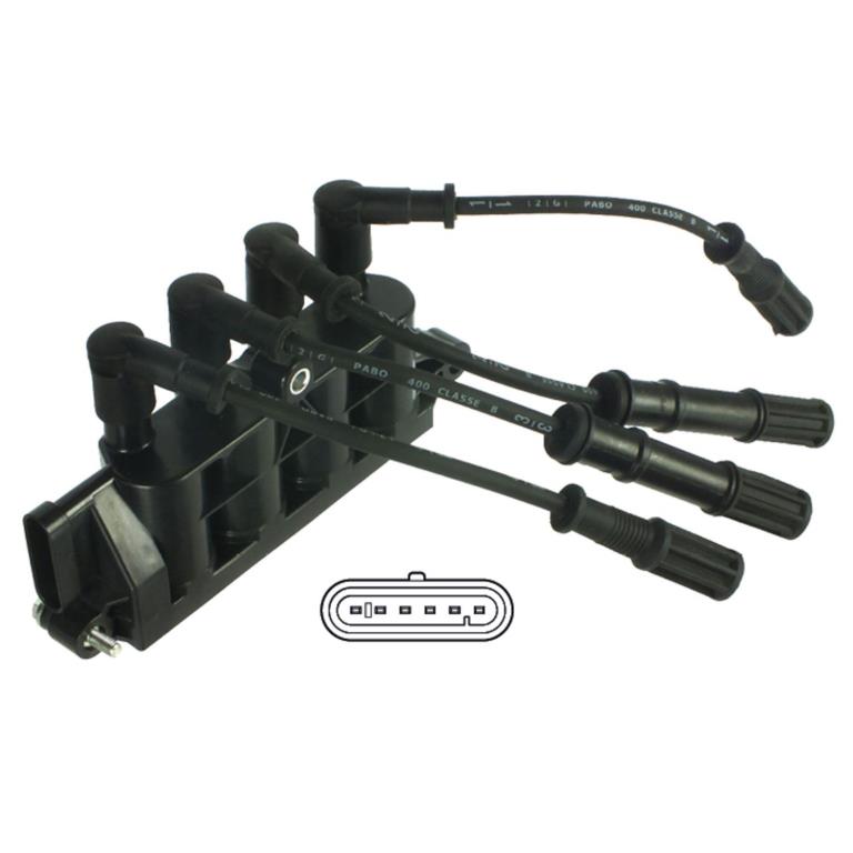 Bobine d'allumage DELPHI ref. GN10492-12B1