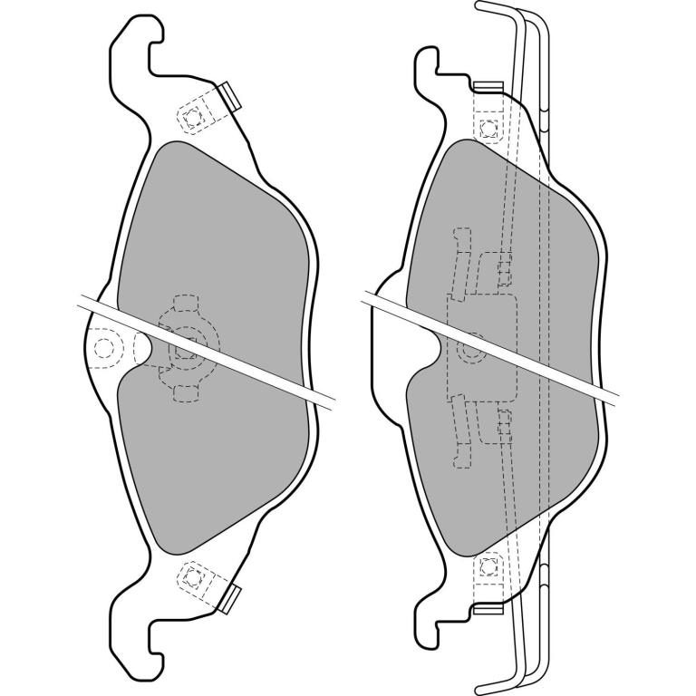Kit pastiglie freni 93 284 746 - Ricambi auto