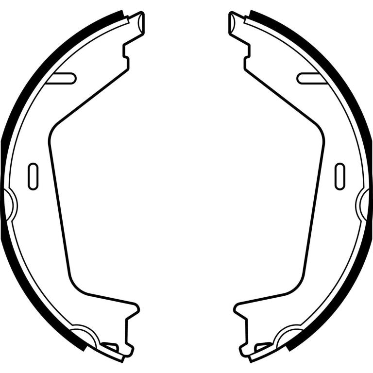 Juego de 4 zapatas de frenos DELPHI ref. LS2144