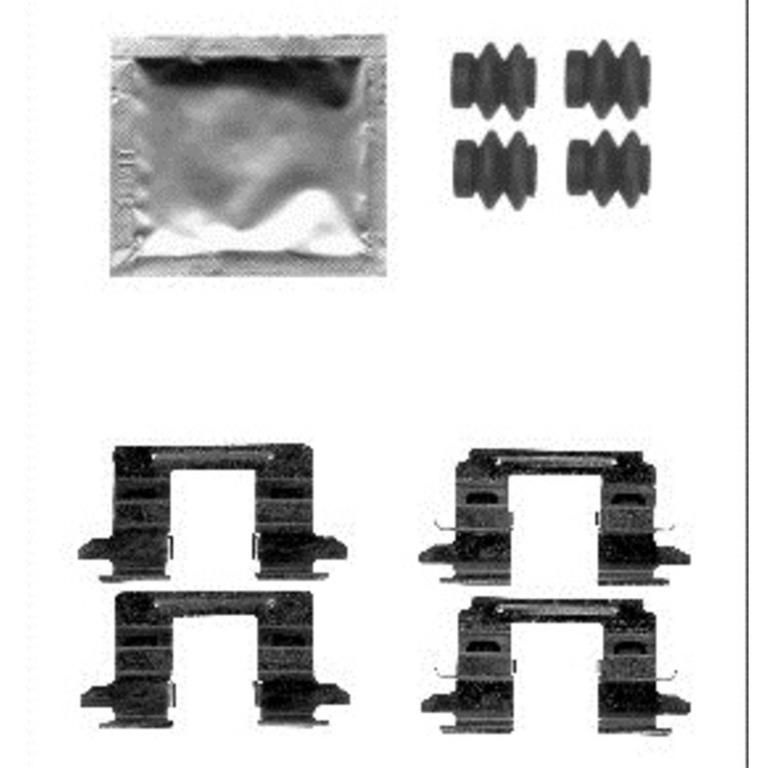 Kit d'accessoires pour plaquette de frein à disque DELPHI ref. LX0556