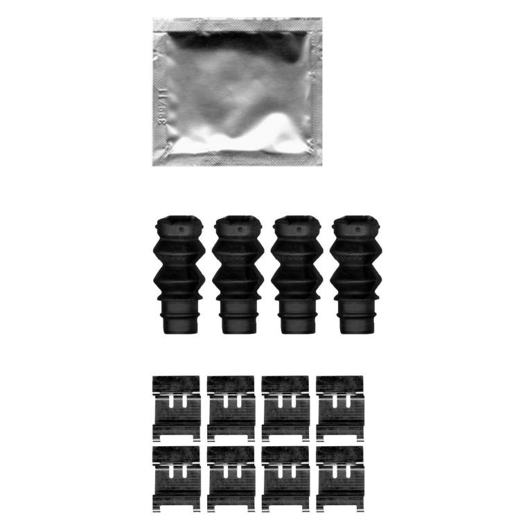 Kit acessórios de pastilhas de travão DELPHI ref. LX0631