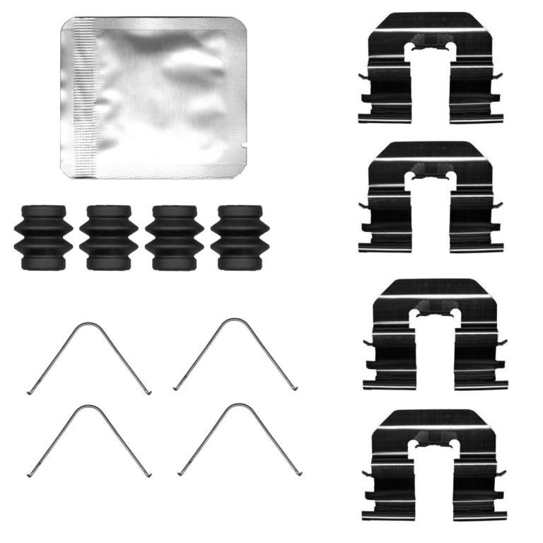 Kit d'accessoires pour plaquette de frein à disque DELPHI ref. LX0727