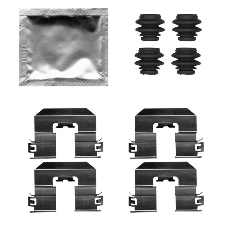 Kit acessórios de pastilhas de travão DELPHI LX0729
