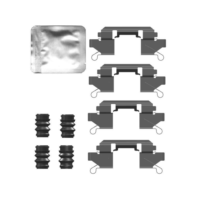 Kit d'accessoires pour plaquette de frein à disque DELPHI ref. LX0761