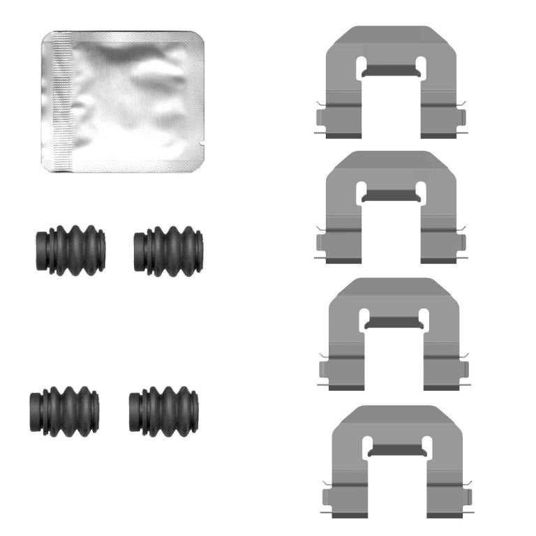 Kit d'accessoires pour plaquette de frein à disque DELPHI ref. LX0774