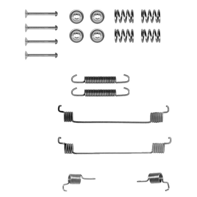 Kit d'accessoires pour mâchoire de frein à tambour DELPHI ref. LY1061