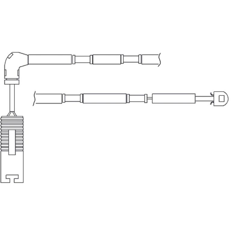 Contacteur de témoin d'usure (Témoin d'usure plaquettes) DELPHI ref. LZ0181