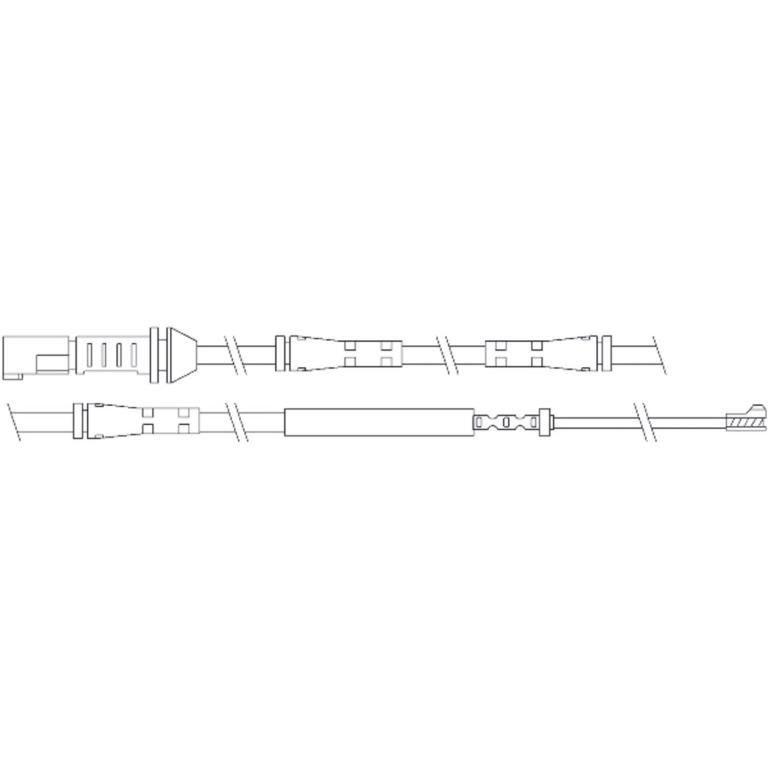 Kit de contact avertisseur, usure des garnitures de freins DELPHI ref. LZ0212