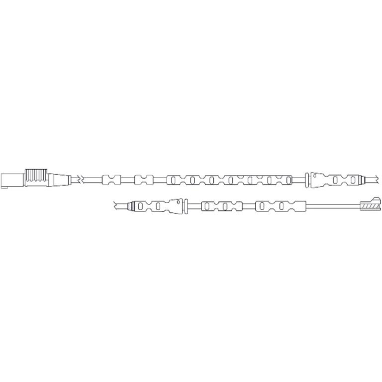 Kit de contact avertisseur, usure des garnitures de freins (Témoin d'usure plaquettes) DELPHI ref. LZ0222