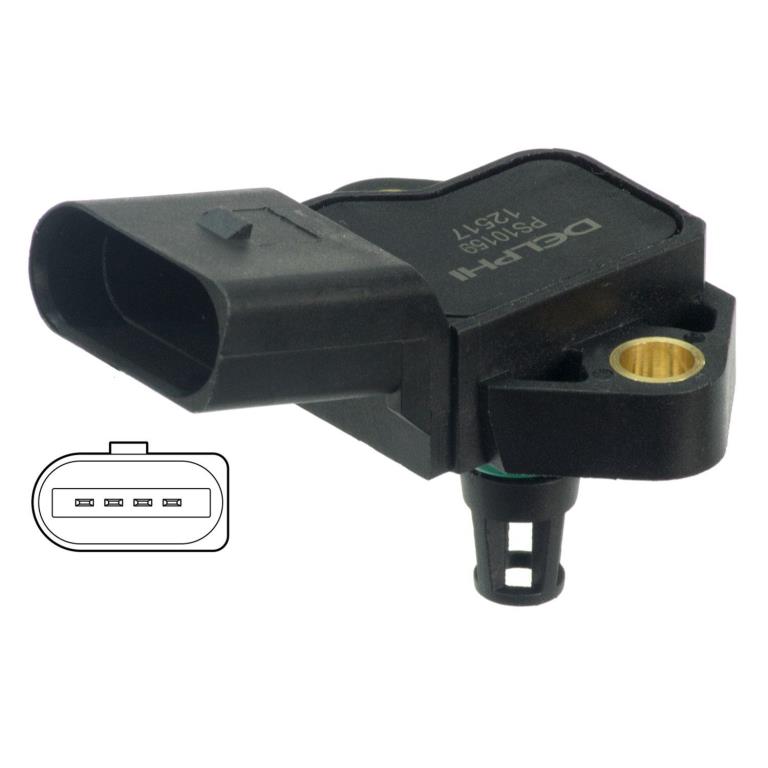 Sensor, presión colector de admisión DELPHI PS10159
