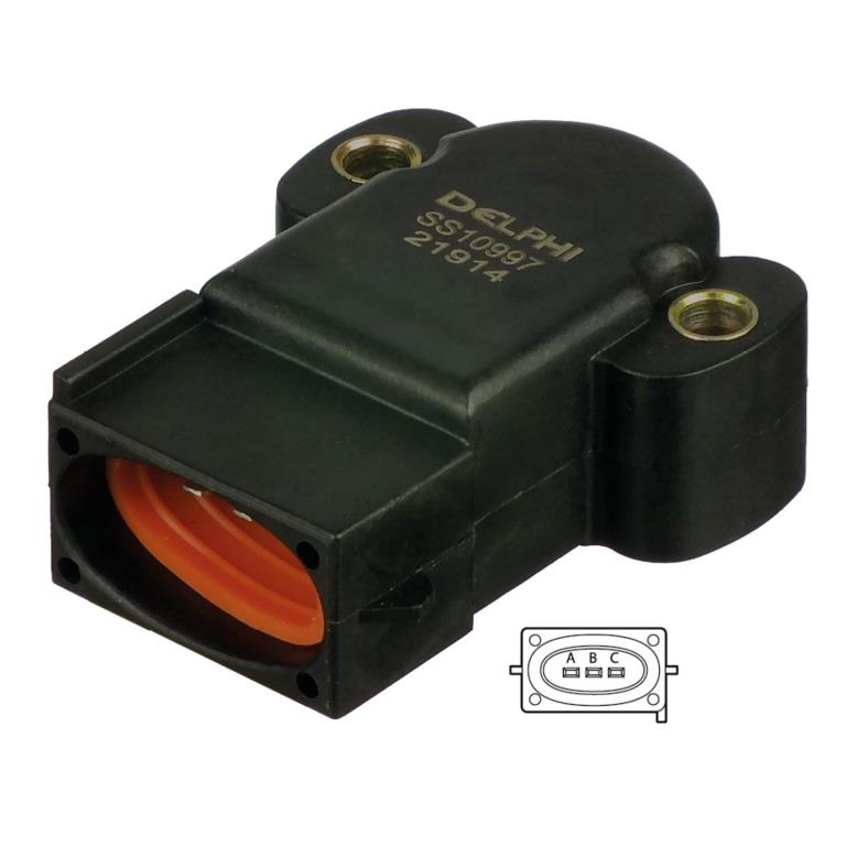 Capteur, position du papillon DELPHI ref. SS10997-12B1