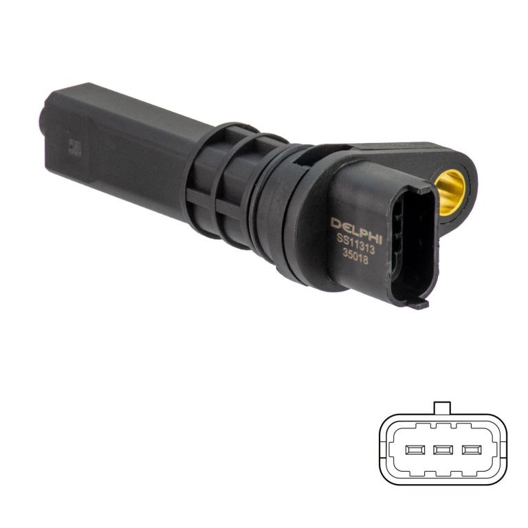 Capteur ABS (Capteur de vitesse de roue) DELPHI ref. SS11313