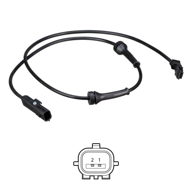 Capteur ABS (Capteur de vitesse de roue) DELPHI ref. SS20573
