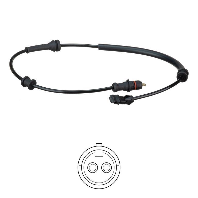 Capteur ABS (Capteur de vitesse de roue) DELPHI ref. SS20588