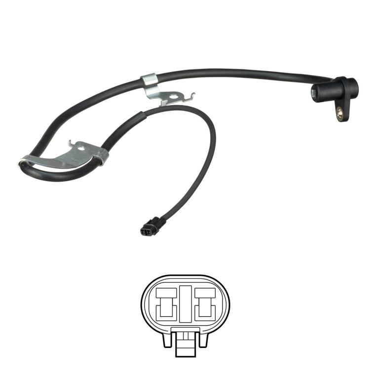 Capteur ABS (Capteur de vitesse de roue) DELPHI ref. SS20632