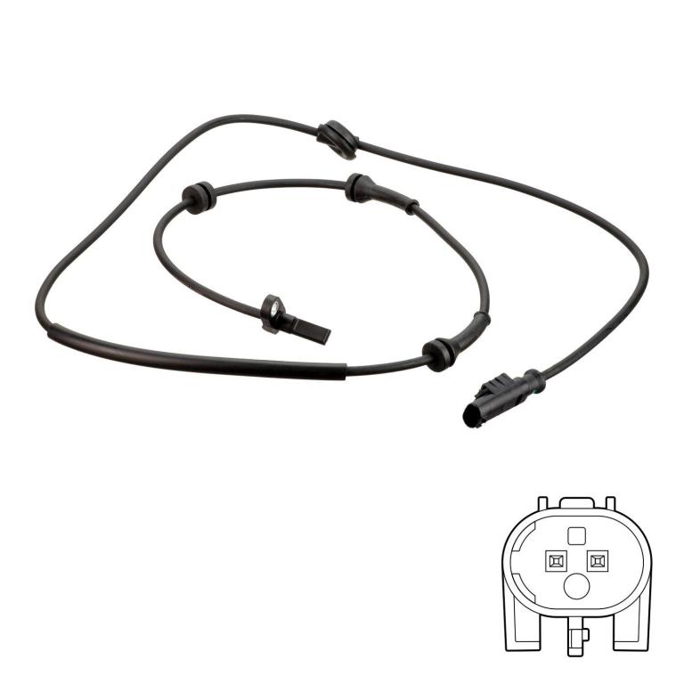 Capteur ABS (Capteur de vitesse de roue) DELPHI ref. SS20639