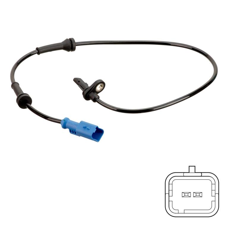 Capteur ABS (Capteur de vitesse de roue) DELPHI ref. SS20748