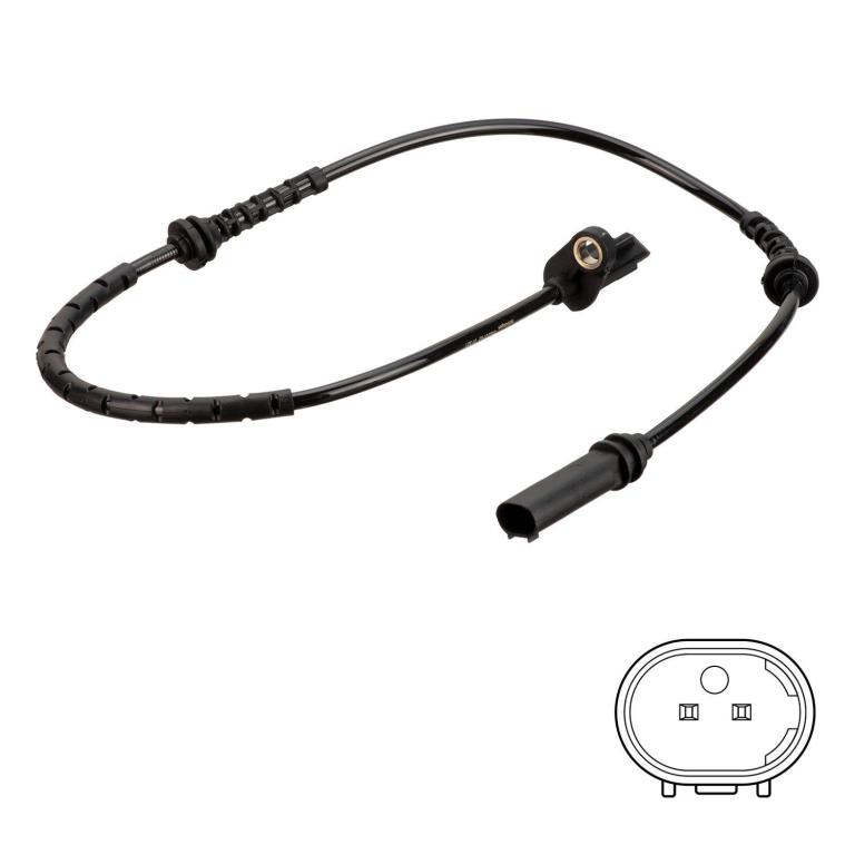 Capteur ABS (Capteur de vitesse de roue) DELPHI ref. SS20792