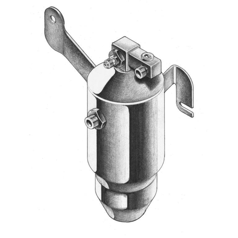Filtre déshydrateur du circuit de climatisation DELPHI TSP0175020