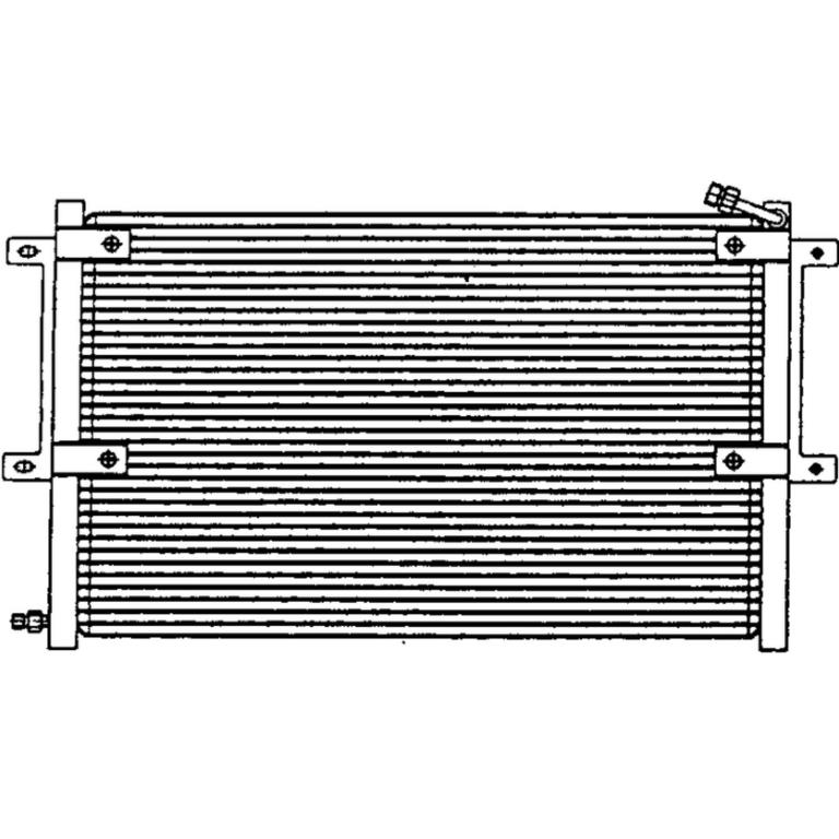 Condenseur, climatisation (Radiateur de climatisation) DELPHI ref. TSP0225100