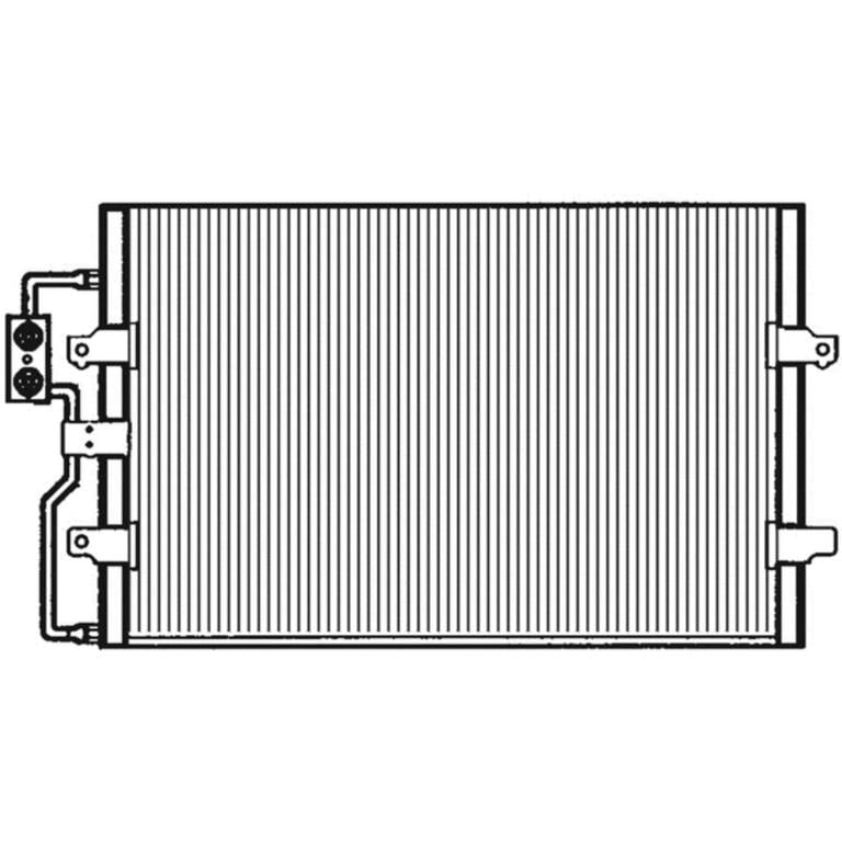 Condenseur, climatisation (Radiateur de climatisation) DELPHI ref. TSP0225110