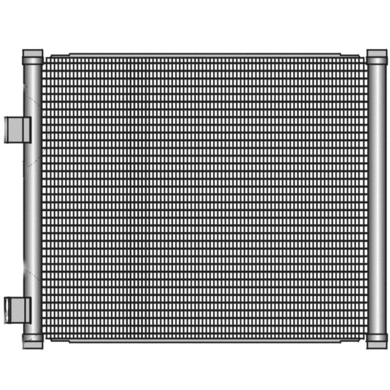 Condenseur, climatisation (Radiateur de climatisation) DELPHI ref. TSP0225111