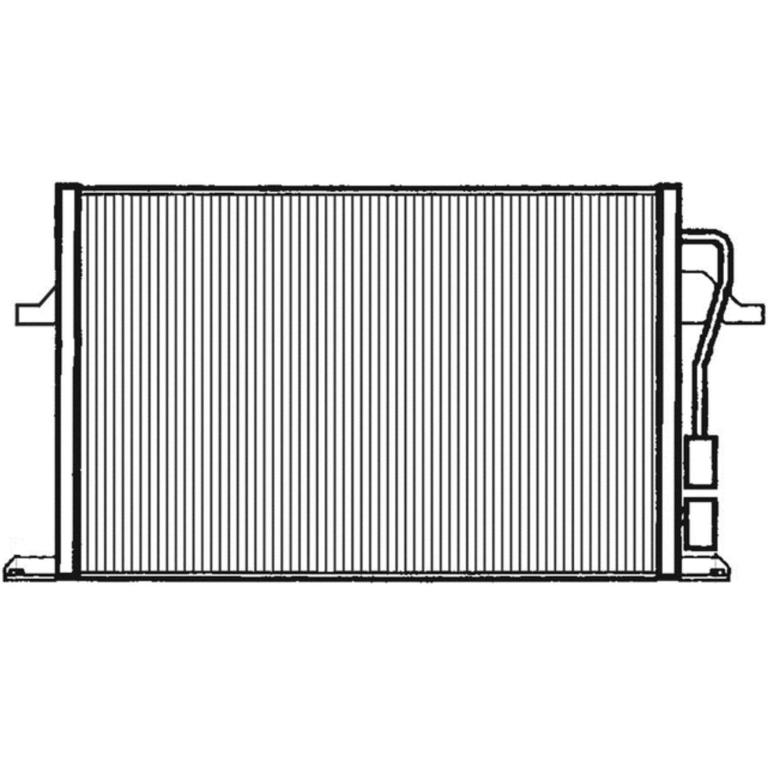 Condenseur, climatisation (Radiateur de climatisation) DELPHI ref. TSP0225112