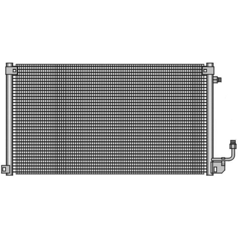 Condenseur, climatisation (Radiateur de climatisation) DELPHI ref. TSP0225119
