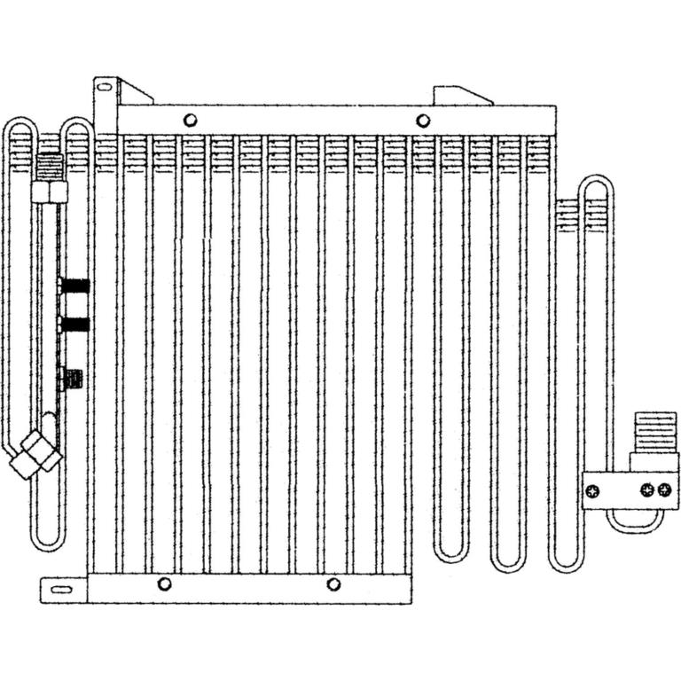 Condenseur, climatisation (Radiateur de climatisation) DELPHI ref. TSP0225170