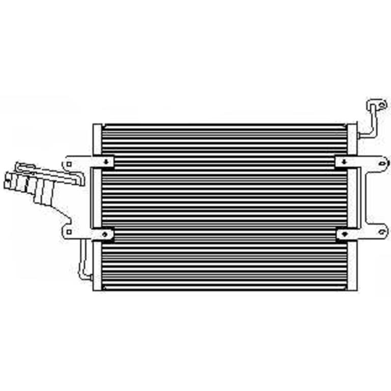 Condenseur, climatisation (Radiateur de climatisation) DELPHI ref. TSP0225446