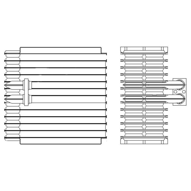 Evaporateur climatisation DELPHI TSP0525203