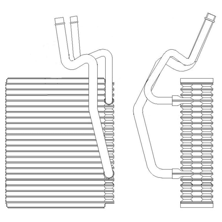 Evaporateur climatisation DELPHI TSP0525204