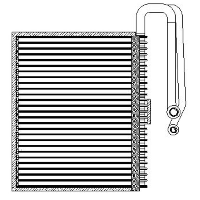 Evaporateur climatisation DELPHI TSP0525207