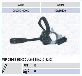 Comutador, coluna de direcção MAGNETI MARELLI ref. 000050109010